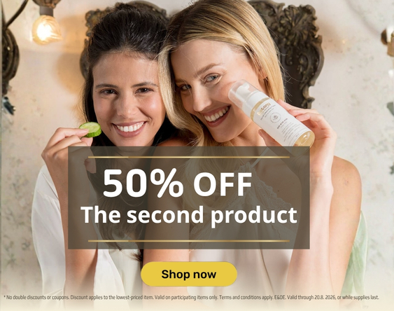 50% off second product